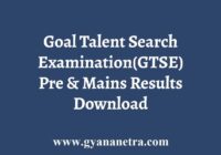 Goal Talent Search Result