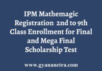 IPM Mathemagic Registration