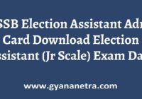 JKSSB Election Assistant Admit Card Exam Date