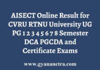 AISECT Online Result