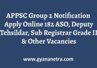 APPSC Group 2 Recruitment Notification