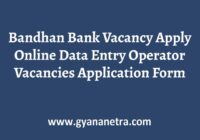 Bandhan Bank Vacancy Recruitment Notification
