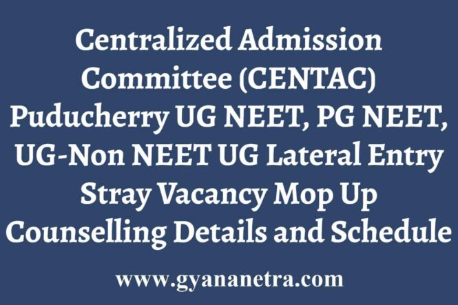 CENTAC Stray Vacancy Counselling