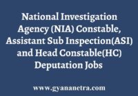 NIA Deputation Jobs
