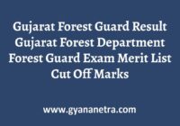 OJAS Gujarat Forest Guard Result Merit List