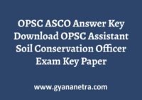 OPSC ASCO Answer Key Paper