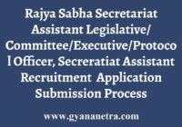 Rajya Sabha Secretariat Recruitment