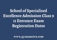 School of Specialized Excellence Admission
