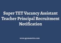 Super TET Vacancy Apply Online