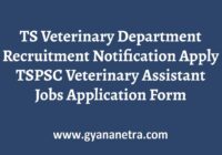 TS Veterinary Department Recruitment Notification