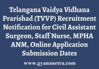 TVVP Recruitment