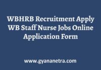WBHRB Recruitment Staff Nurse Jobs