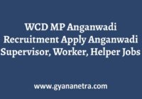 WCD MP Anganwadi Recruitment Notification