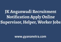 JK Anganwadi Recruitment Notification