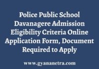Police Public School Davanagere Admission