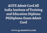 AIITE Admit Card