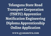TSRTC Apprentice Notification