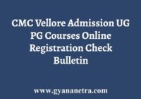 CMC Vellore Admission