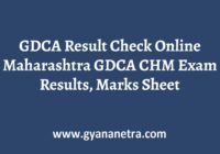 Maharashtra GDCA Result
