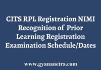 NIMI CITS RPL Registration