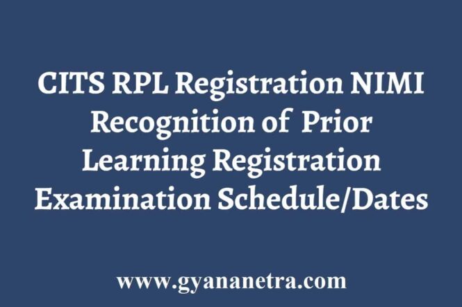 NIMI CITS RPL Registration