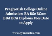 Pragjyotish College Online Admission