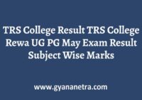 TRS College Result Semester Exam