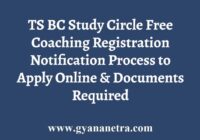 TS BC Study Circle Free Coaching Registration