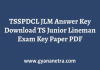 TSSPDCL JLM Answer Key Paper PDF