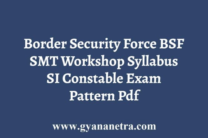 BSF SMT Workshop Syllabus