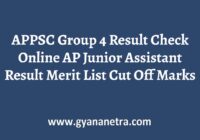 APPSC Group 4 Result Merit List