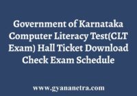 CLT Exam Hall Ticket Download