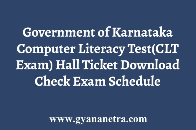 CLT Exam Hall Ticket Download