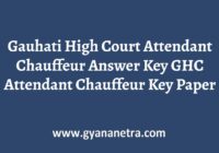Gauhati High Court Attendant Chauffeur Answer Key