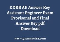 KDRB AE Answer Key 2022