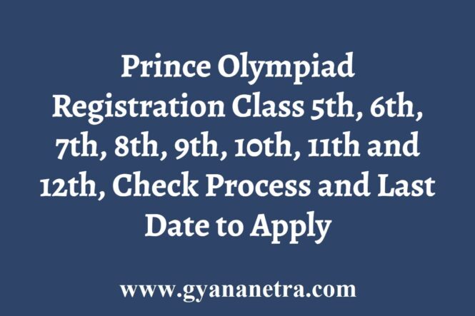 Prince Olympiad Registration