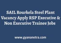 SAIL Rourkela Steel Plant Vacancy