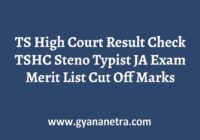 TS High Court Result Merit List