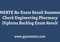 MSBTE Re Exam Result Check Online