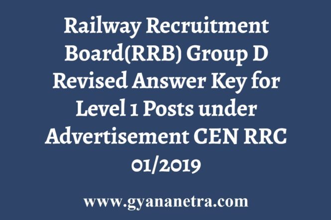 RRB Revised Answer Key