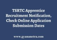 TSRTC Apprentice Recruitment
