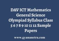 DAV ICT Olympiad Syllabus