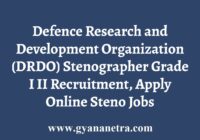 DRDO Stenographer Recruitment