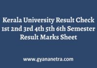 Kerala University Result Semester Exam