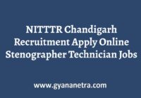 NITTTR Chandigarh Recruitment Notification