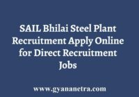SAIL Bhilai Recruitment