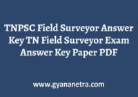 TNPSC Field Surveyor Answer Key Paper PDF