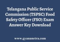 TSPSC FSO Answer Key