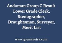 Andaman Group C Result