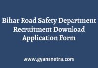 Bihar Road Safety Department Recruitment